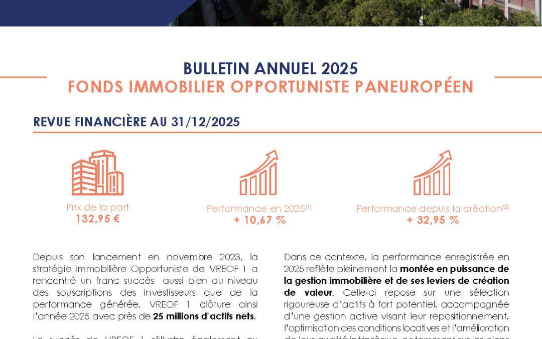 VREOF 1 – Bulletin annuel 2025 classe A – FR