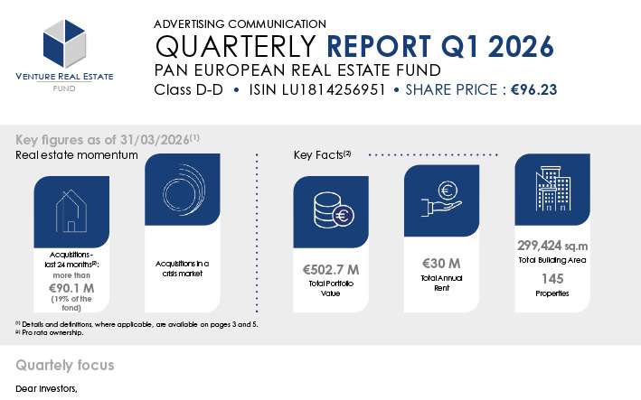Venture REF I – Quarterly report Q1 2026 class D-D – EN